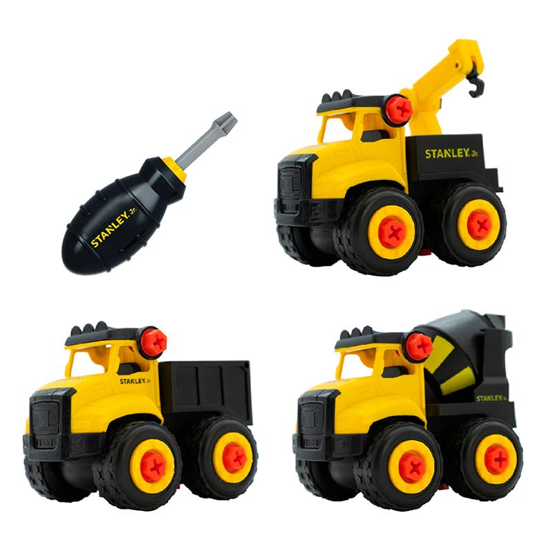 Stanley Jr. - Ensemble de camions en kit à démonter