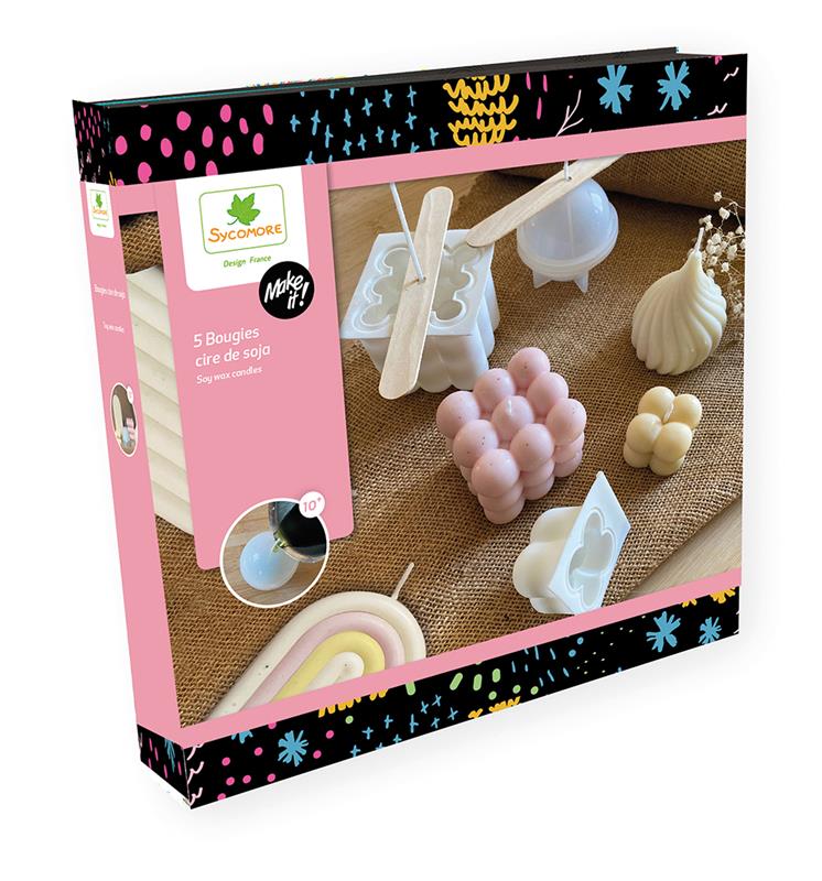 Make it! Coffret de chandelles cire de soya