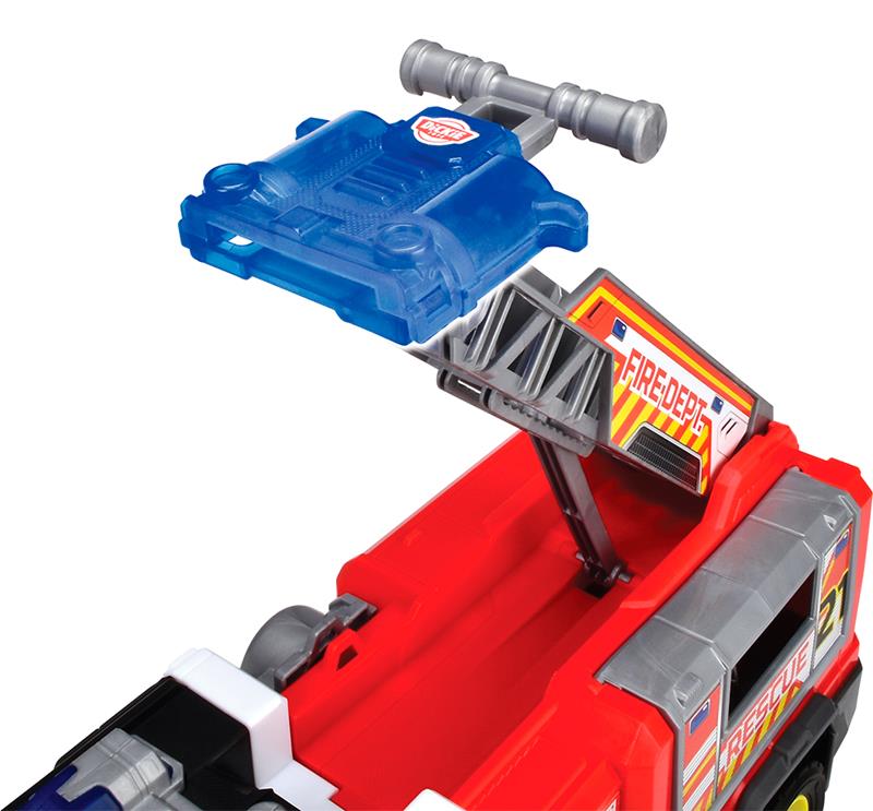 City Heroes - Camion de pompiers avec sons et lumières - 30 cm