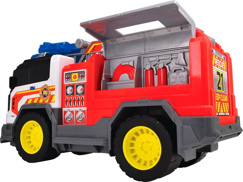 City Heroes - Camion de pompiers avec sons et lumières - 30 cm