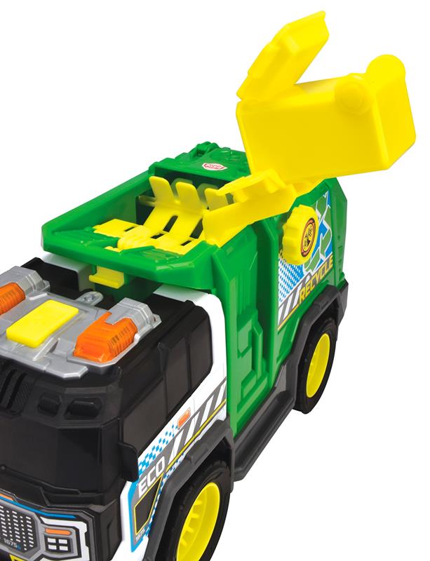 City Heroes - Camion de recyclage avec sons et lumières - 30 cm