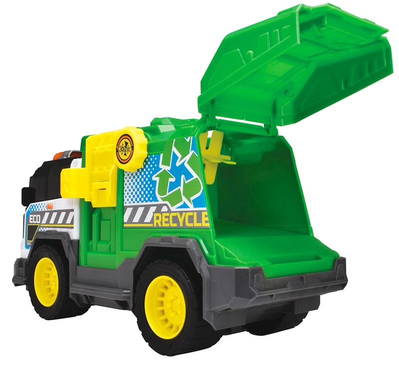 City Heroes - Camion de recyclage avec sons et lumières - 30 cm