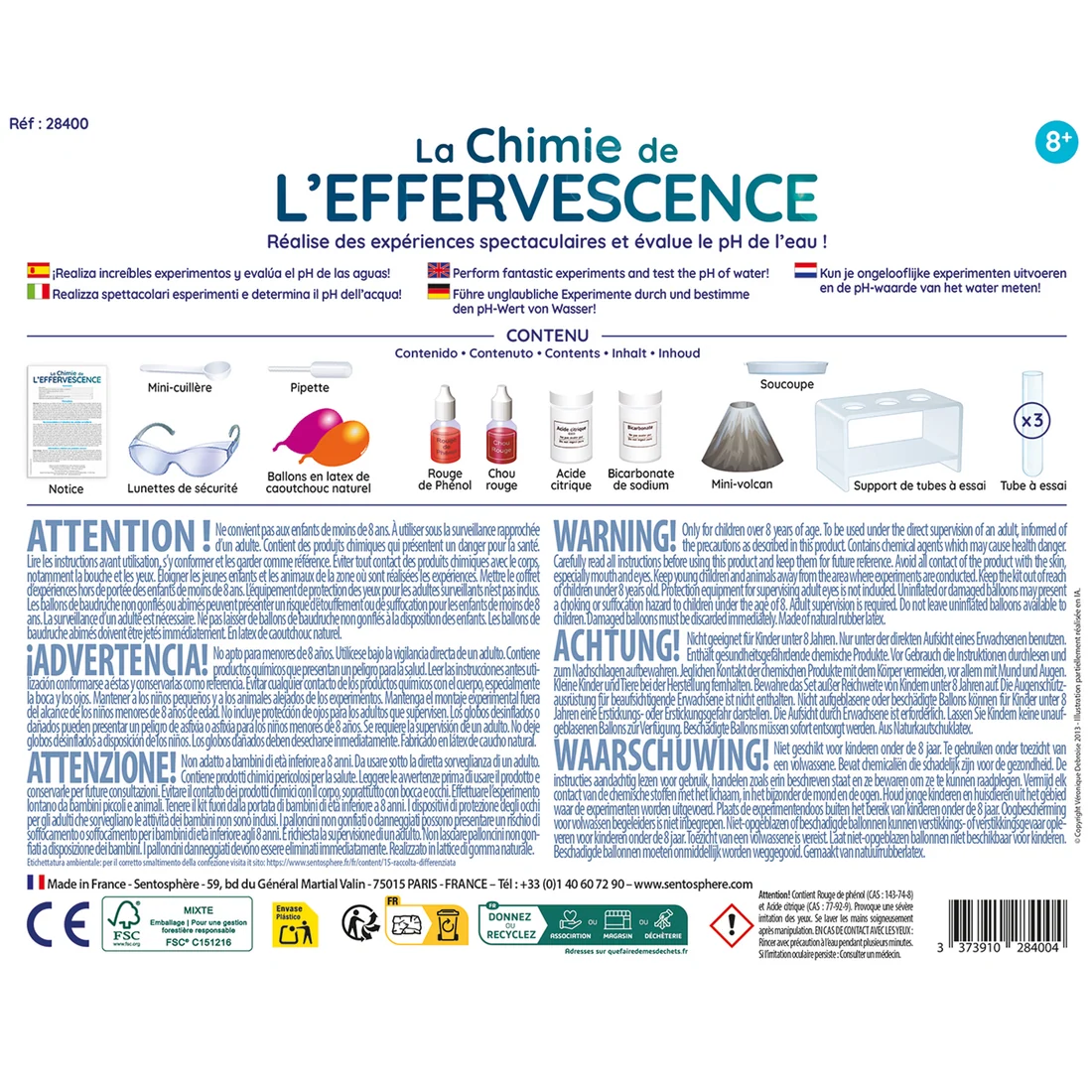 La chimie de l'effervescence