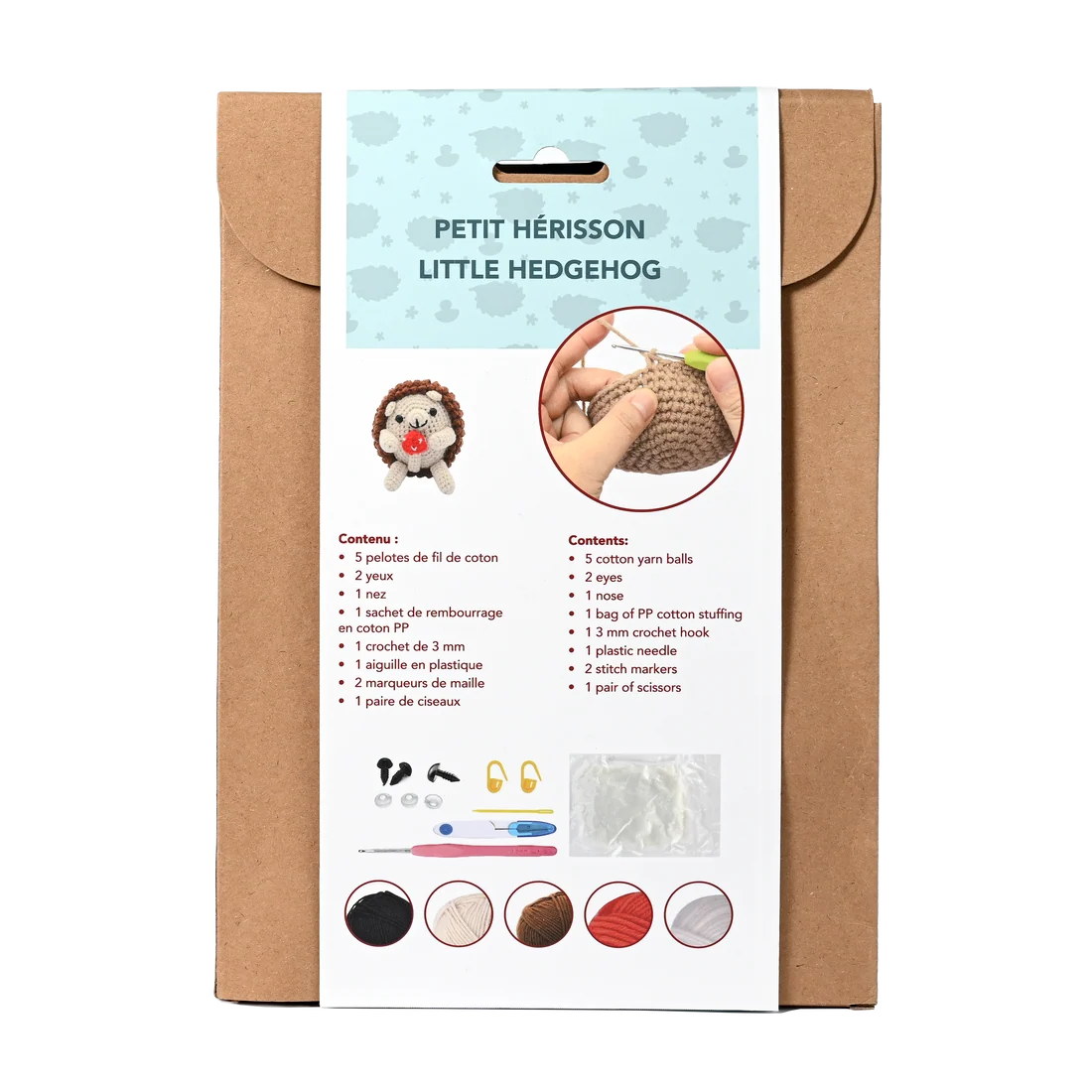 Kit DIY crochet - Petit hérisson