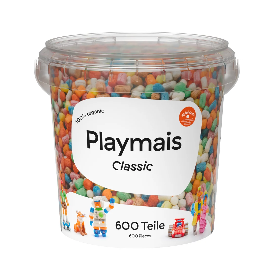 Playmais Classic - 600 Pieces in a Bucket