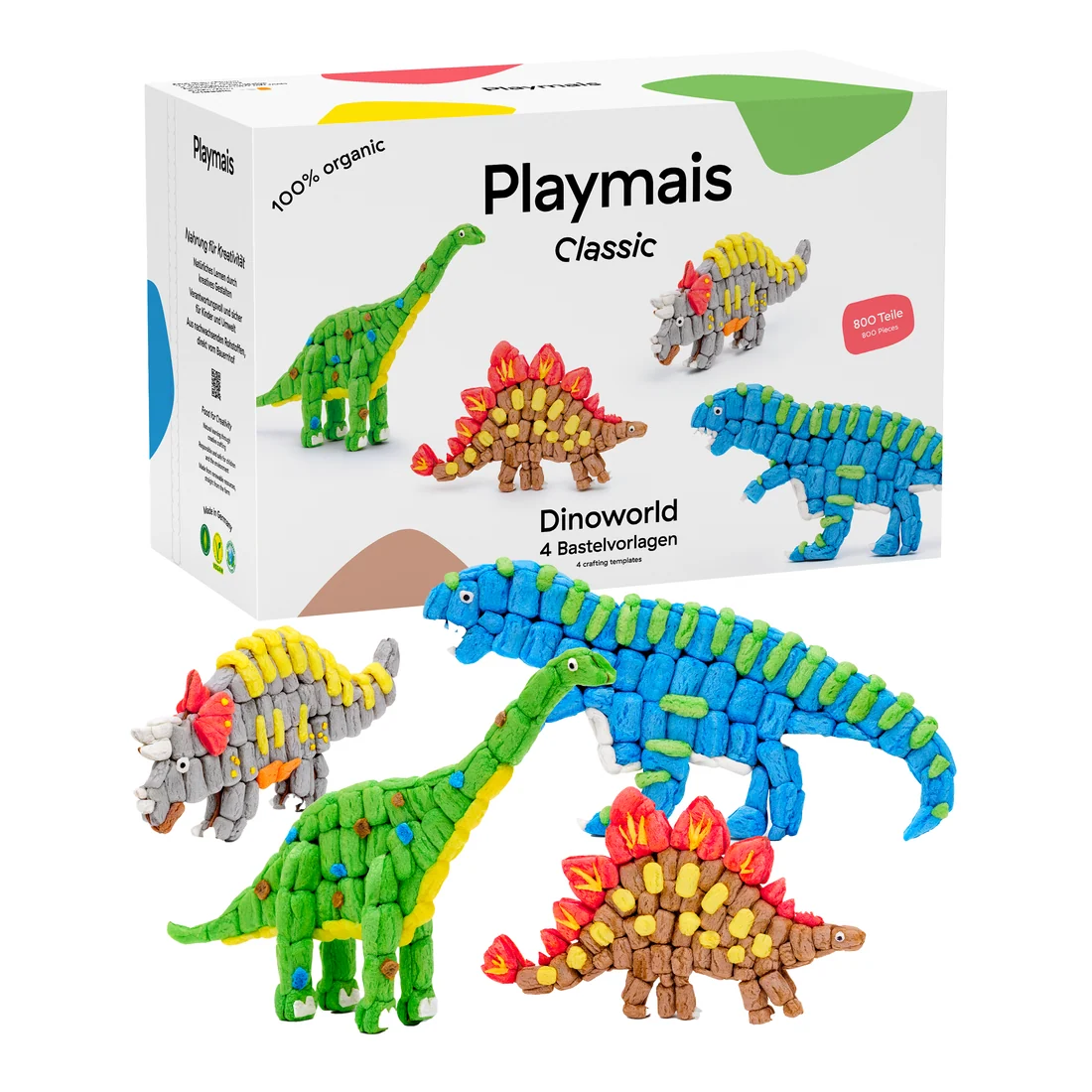 Playmais Classic - Dinoworld - 800 Pieces