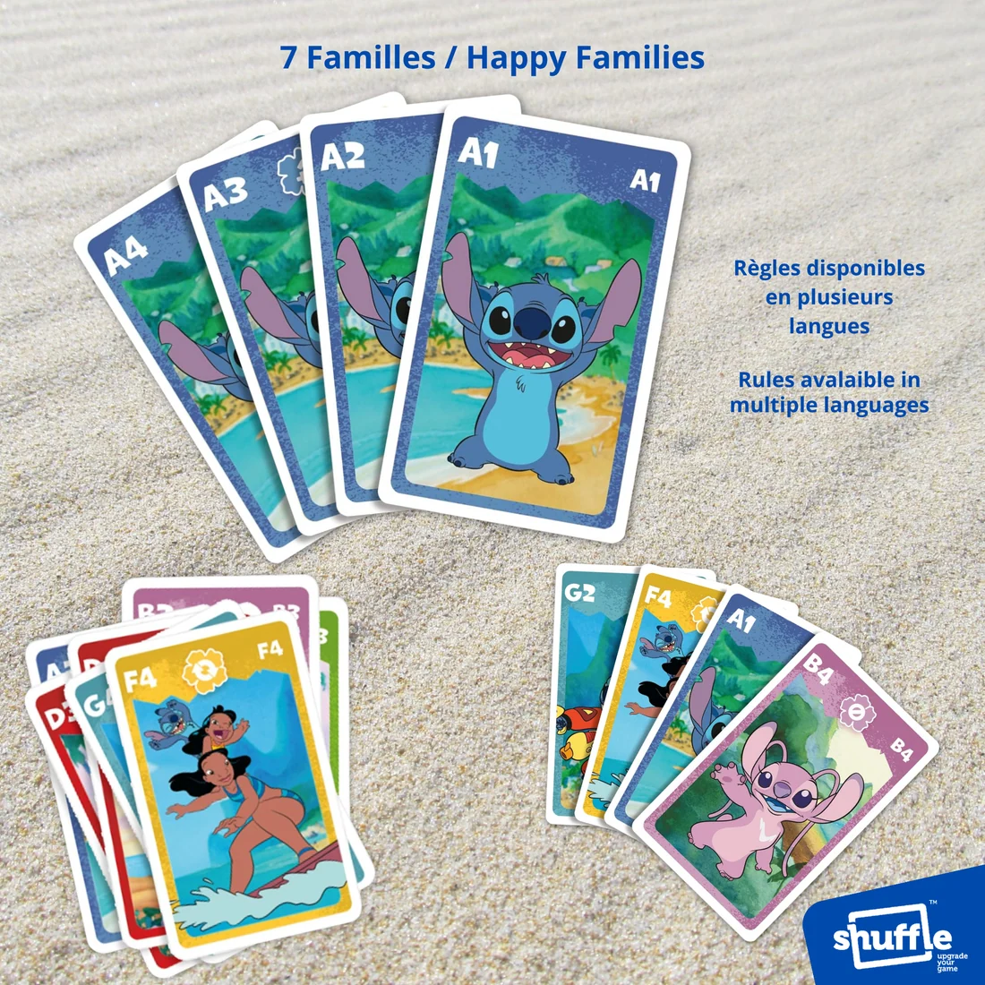 Jeux de famille 4 en 1 - Stitch
