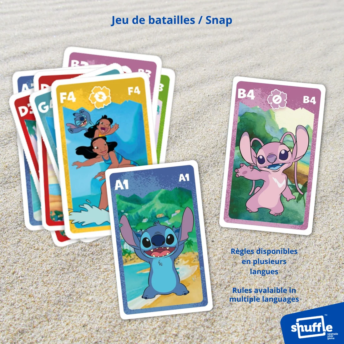 Jeux de famille 4 en 1 - Stitch
