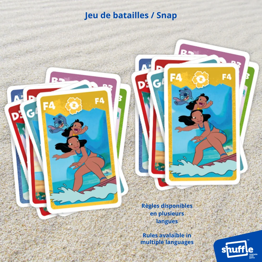 Jeux de famille 4 en 1 - Stitch