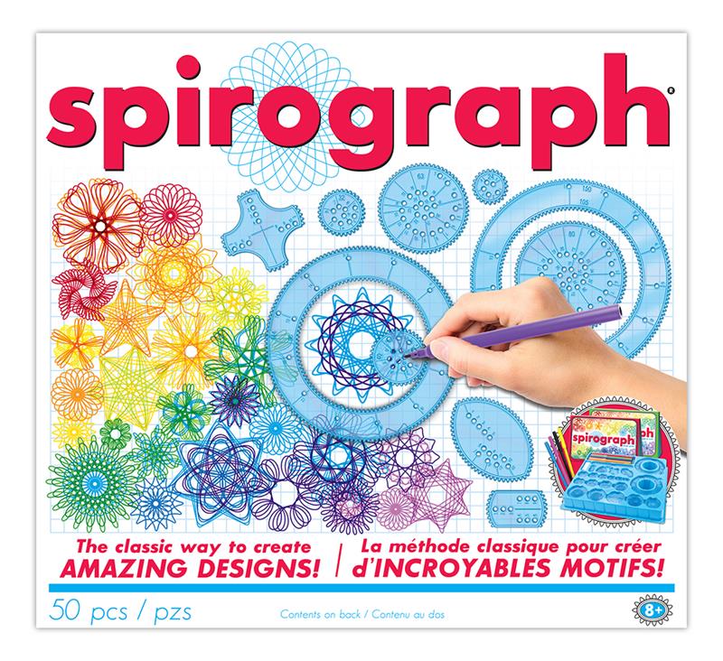 Spirograph - Ensemble avec marqueurs - Version bilingue