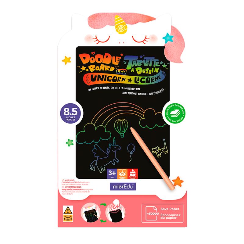 Tablette de dessin LCD MierEdu - Licorne 8.5