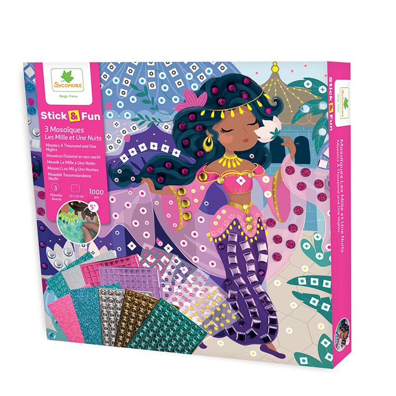 Stick'N Fun Sycomore - 3 Mosaics - A thousand and one nights