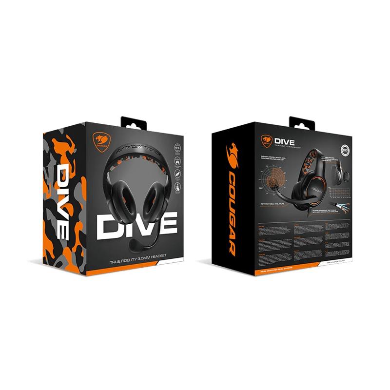 Casque d'écoute Dive de Cougar