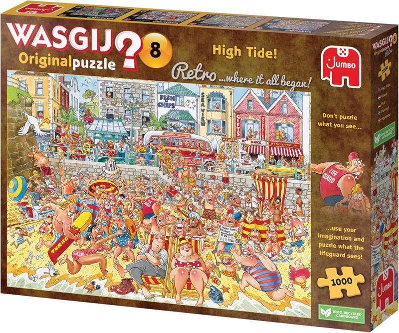 Casse-tête Wasgij? Retro #8 - Marée haute ! - 1000 pièces