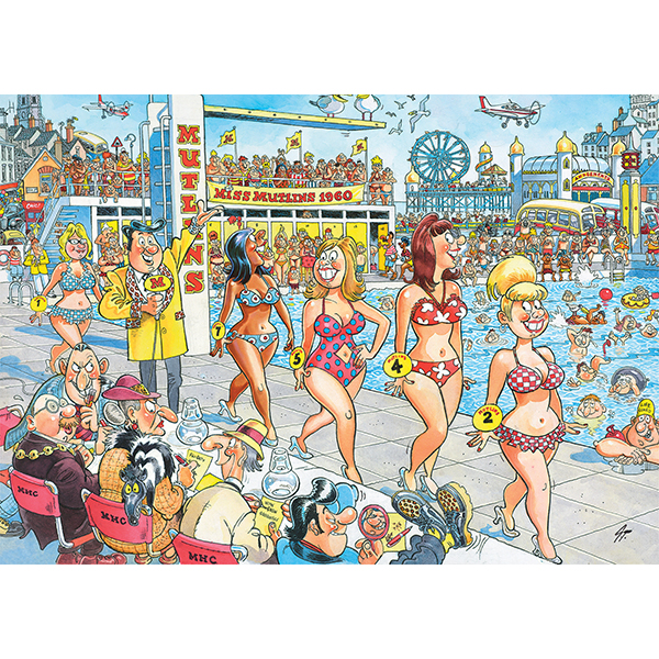 Wasgij Destiny #9 Puzzle - Super Models ! - 1000 Pieces
