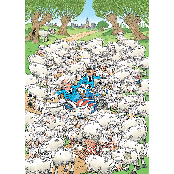 Jan van Haasteren Expert 7 Puzzle - Ewe shall not pass - 500 Pieces