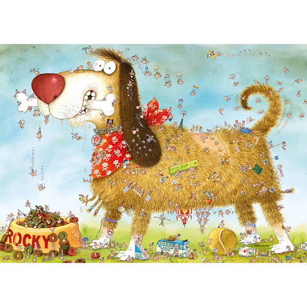 Heye Puzzle - Look Closely! At the dog - 1000 Pieces