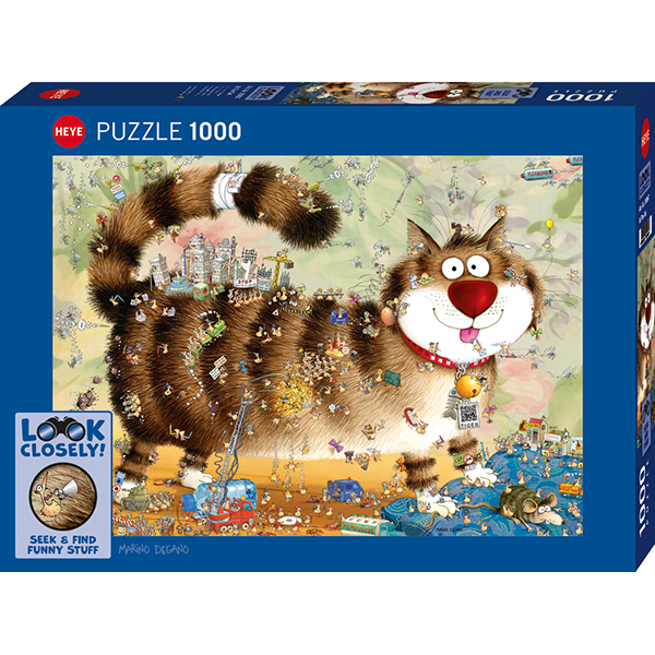 Heye Puzzle - Look Closely! At the cat - 1000 Pieces