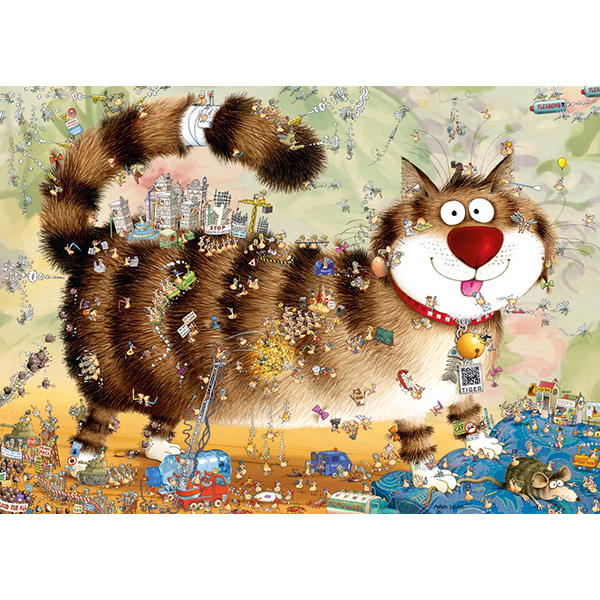 Heye Puzzle - Look Closely! At the cat - 1000 Pieces