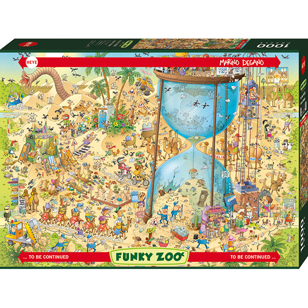 Casse-tête Heye - Zoo Funky : Habitat du désert - 1000 pièces
