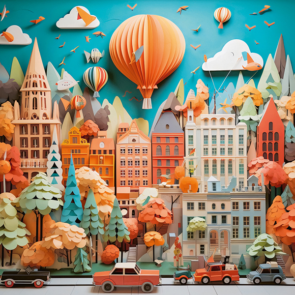 Heye Puzzle - Paper City - 1000 Pieces