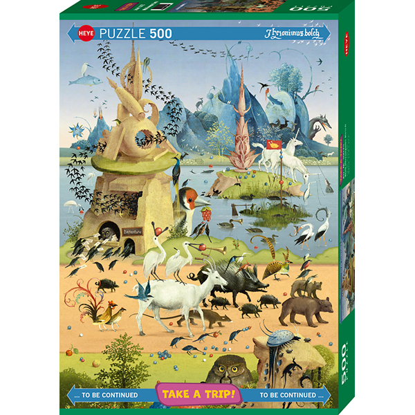 Heye Puzzle - Take a Trip! with Hieronymus Bosch - 500 Pieces