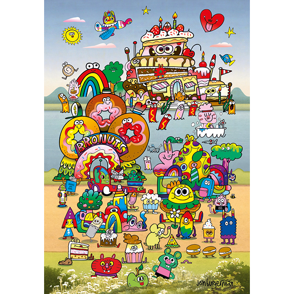 Heye Puzzle - Take a Trip! with Jon Burgerman - 500 Pieces