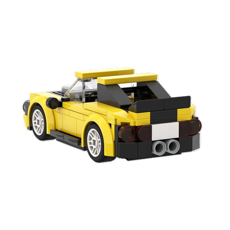 Brixies - Voiture de course jaune