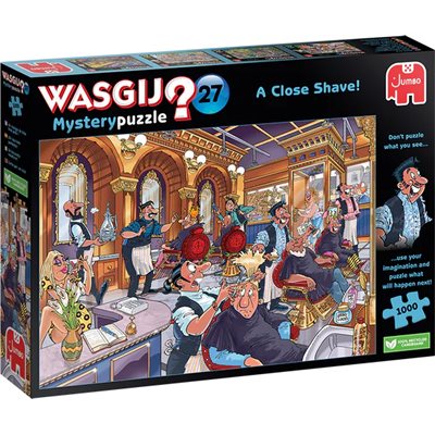 Casse-tête Wasgij? Mystery #27 - Rasage de près - 1000 pièces