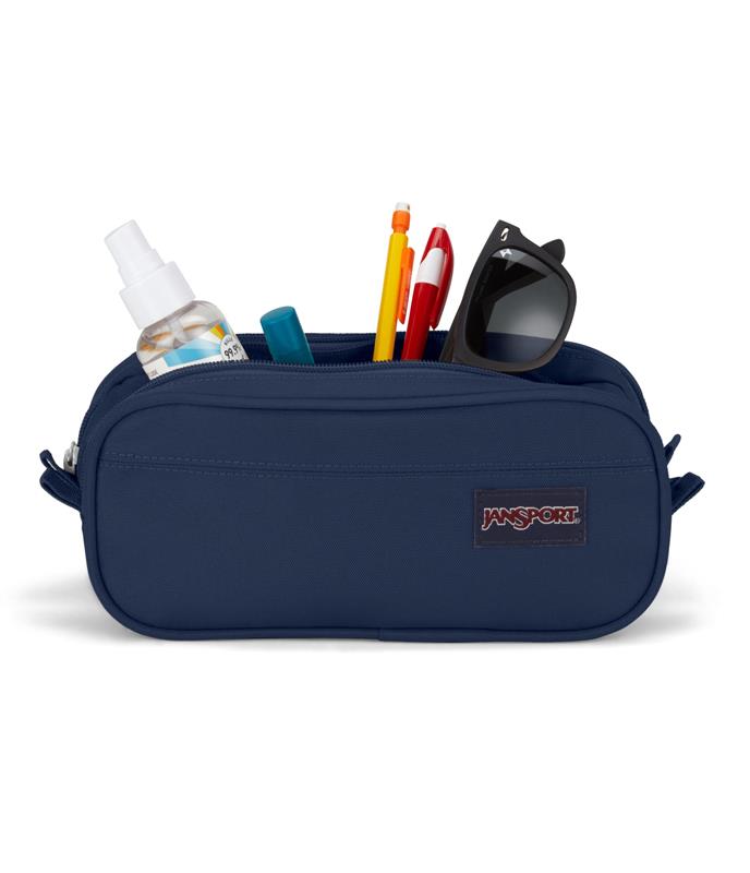 Étui à crayon Jansport Large Accessory Pouch - Bleu marin