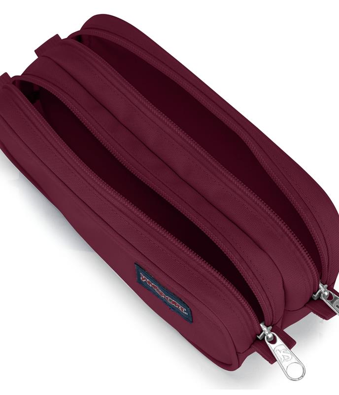 Étui à crayon Jansport Large Accessory Pouch - Rouge cerise