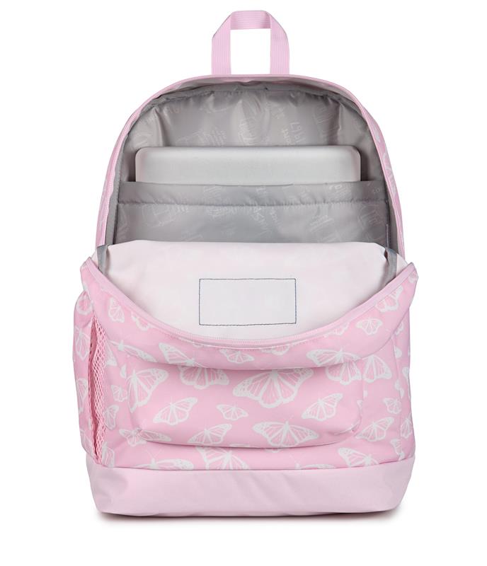 Sac à dos Jansport Cross Town Plus - Papillons roses