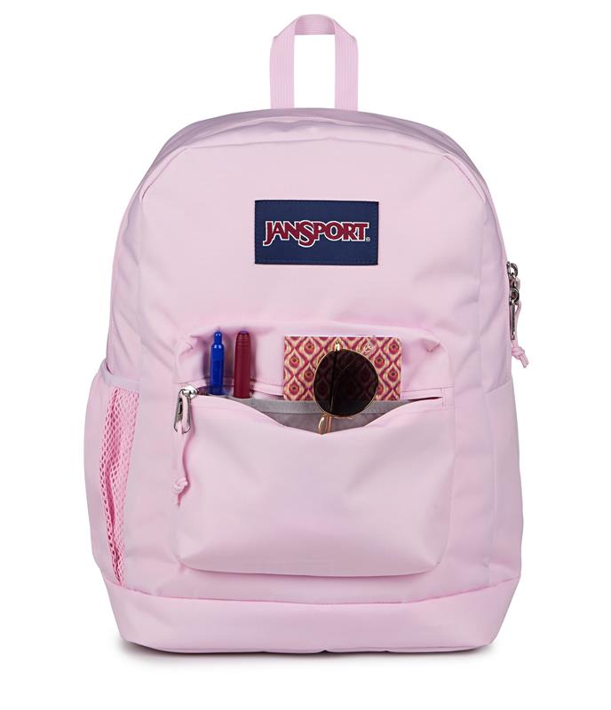 JanSport Cross Town Plus Backpack - Pink Ice