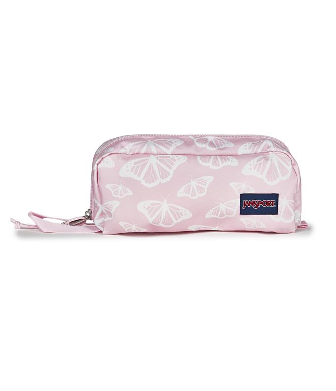 Étui à crayon Jansport Perfect Pouch - Papillons roses
