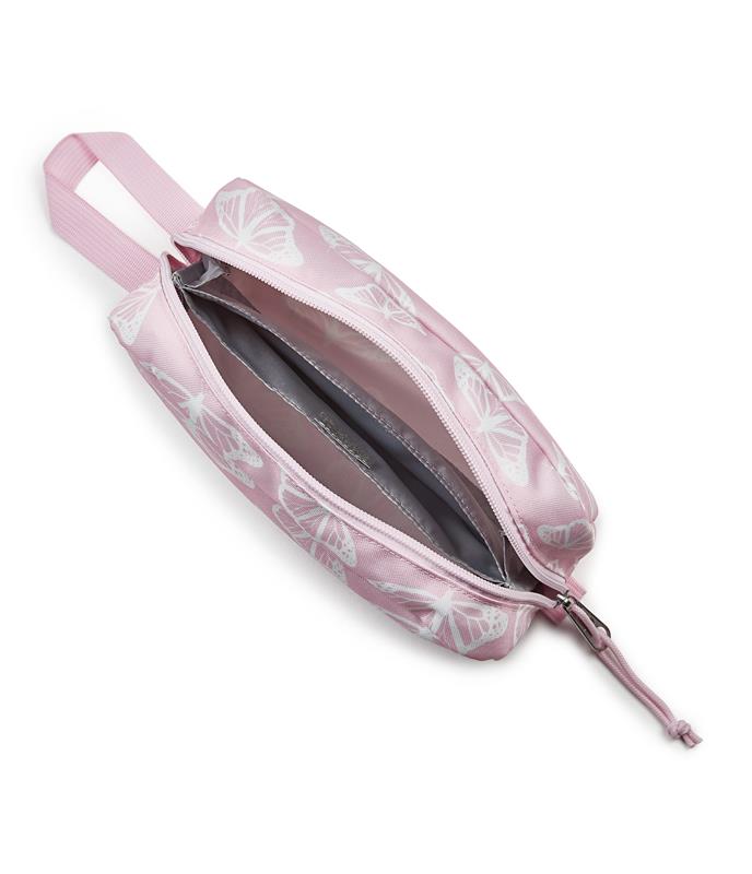 Étui à crayon Jansport Perfect Pouch - Papillons roses