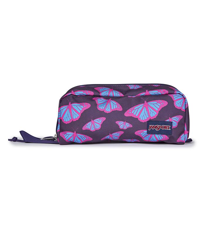 Étui à crayon Jansport Perfect Pouch - Papillons violets
