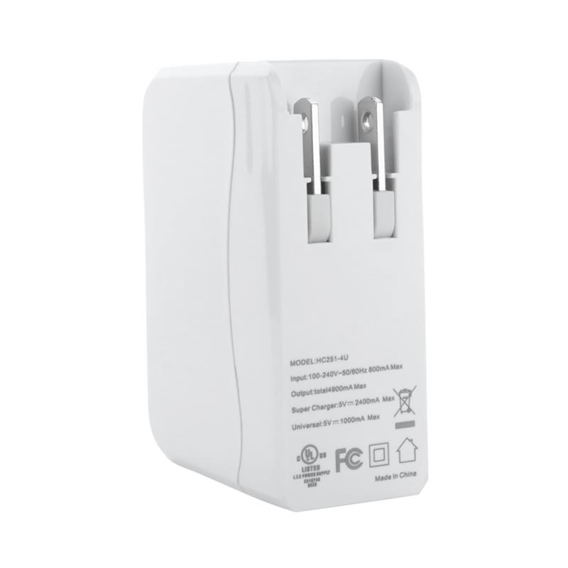 4-Port USB Wall Charger