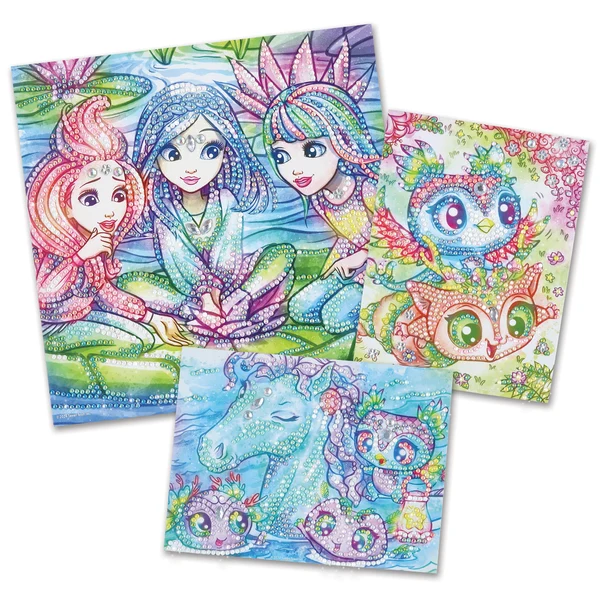 Nebulous Stars - Strass par numéros - Arc-en-ciel
