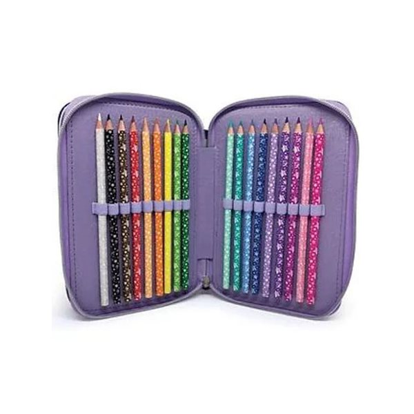 Nebulous Stars - Trousse à crayons à 3 volets - Cristalia & Agatha