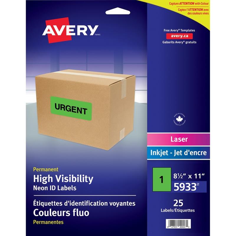 Image High Visibility ID Labels