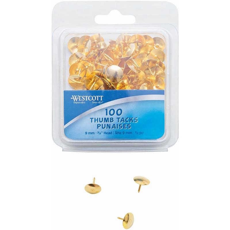 Image Brass thumb tacks