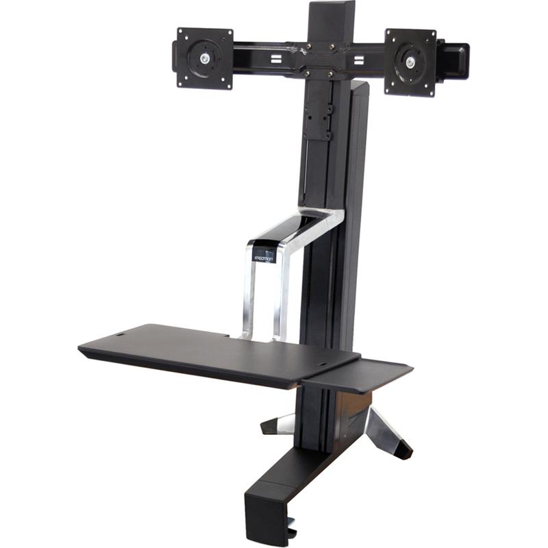 Image WorkFit-S Dual Monitor Sit-Stand Workstation
