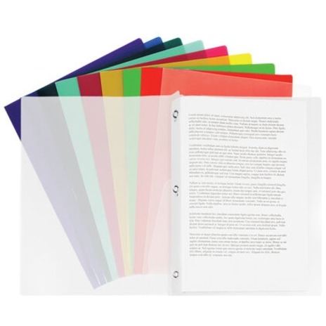 Image Poly Tang Report Cover With Three Fasteners
