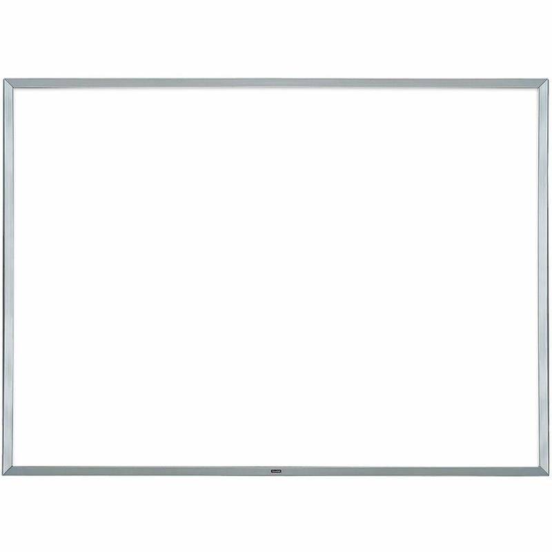 Image Tableau blanc économique effaçable à sec avec cadre aluminium