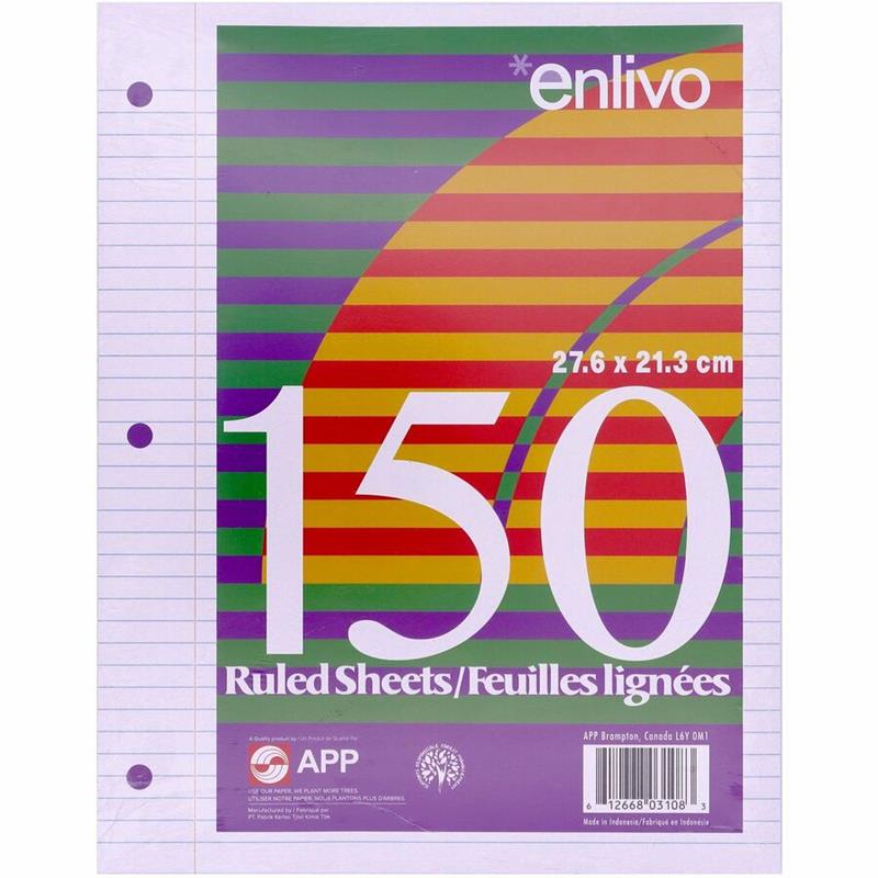 Image Ruled Loose Leaf Sheets