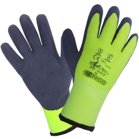 Image Iceberg™ 77-603 Latex Palm Coated Hi-Viz Cold Resistant Gloves