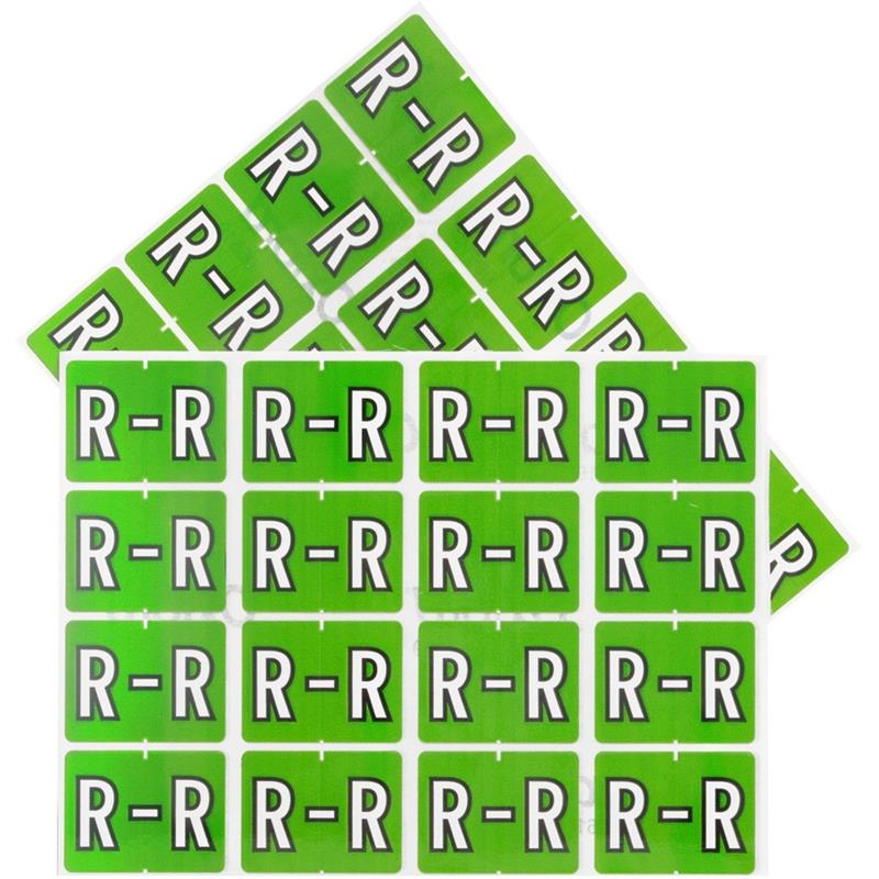 Image Étiquettes de classement pour onglet latéral A-Z