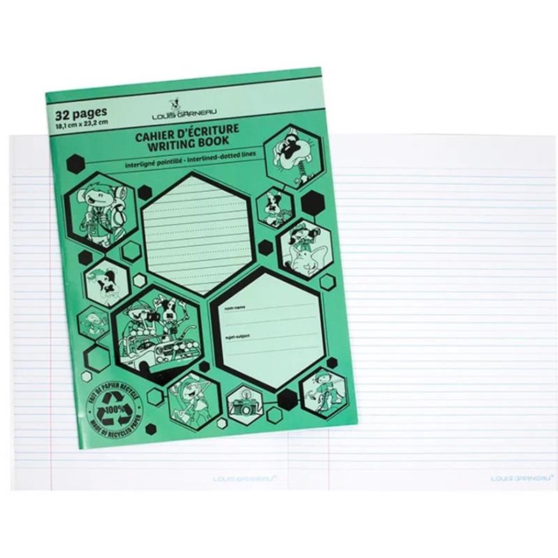 Image Louis Garneau® Interligned and Dotted Lines Writing Book