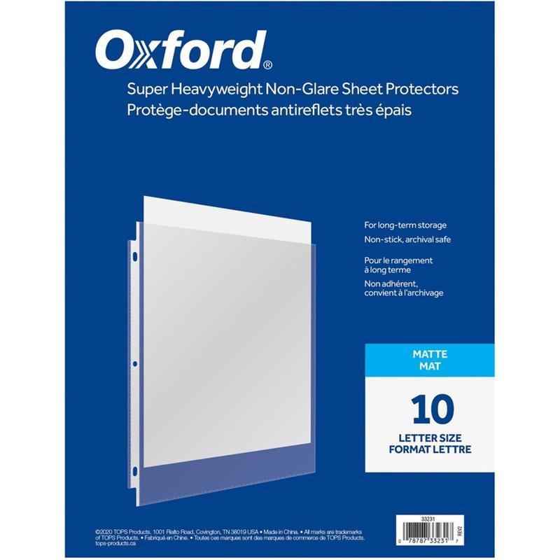 Image Protège-documents antireflets très épais