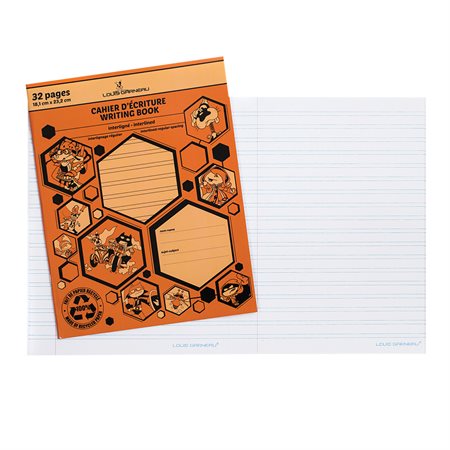 Cahier d'exercices orange